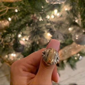James Avery large knot dome ring